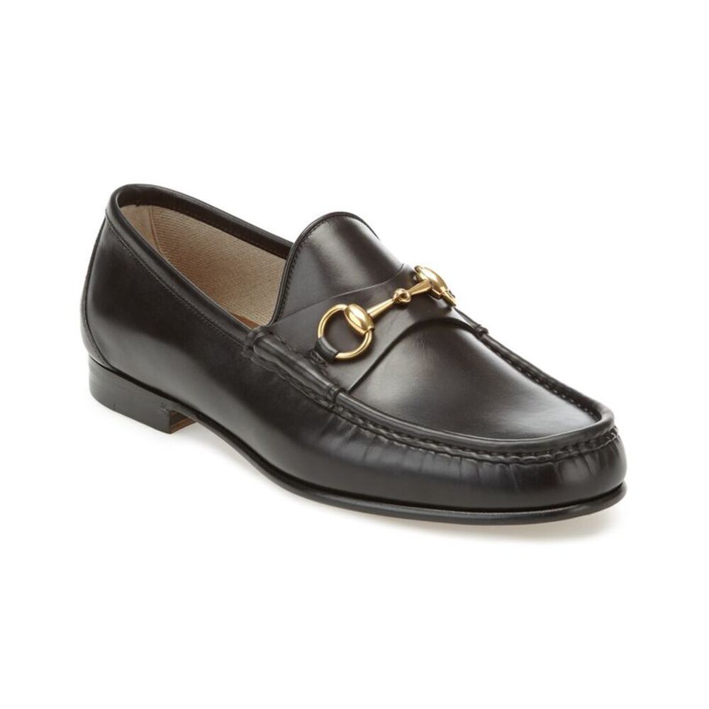 Gucci 1953 Horsebit Leather Loafer, Black